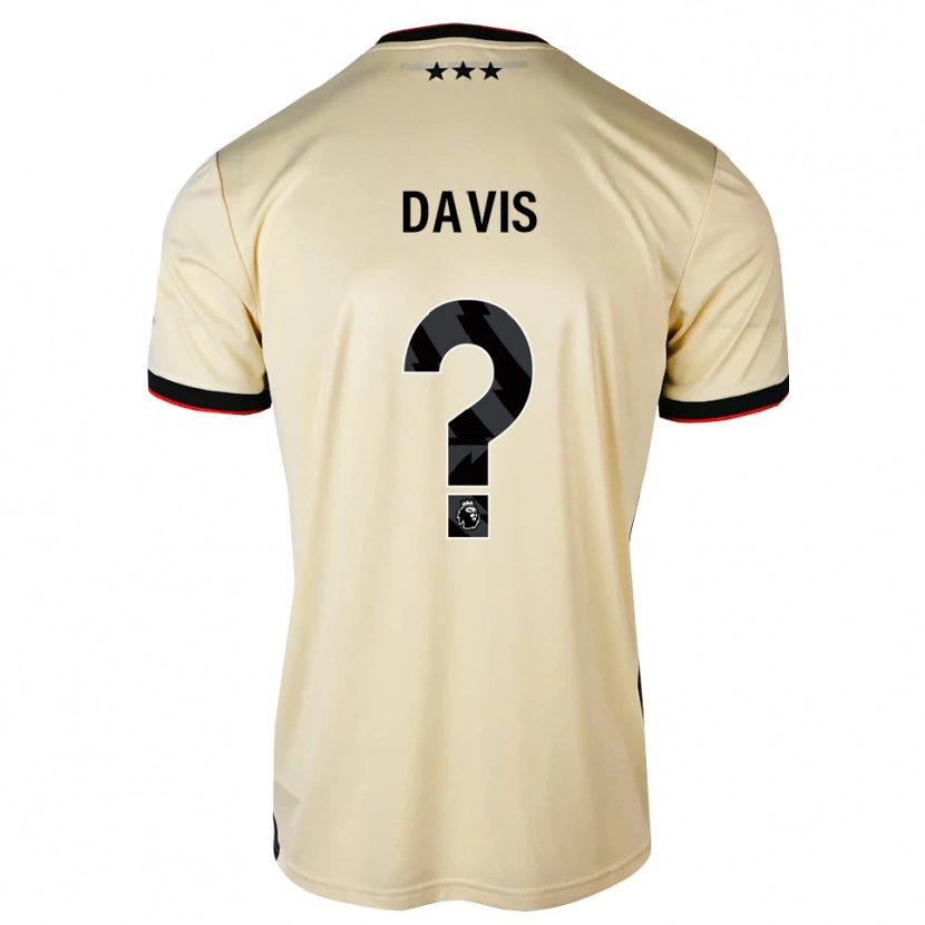 Danxen Dames Oli Davis #0 Lemonchiffon Zwart Rood Uitshirt Uittenue 2026/27 T-Shirt