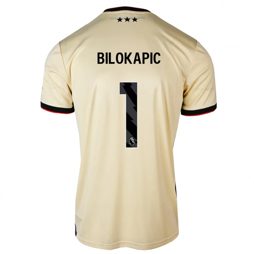 Danxen Dames Nicholas Bilokapic #1 Lemonchiffon Zwart Rood Uitshirt Uittenue 2026/27 T-Shirt