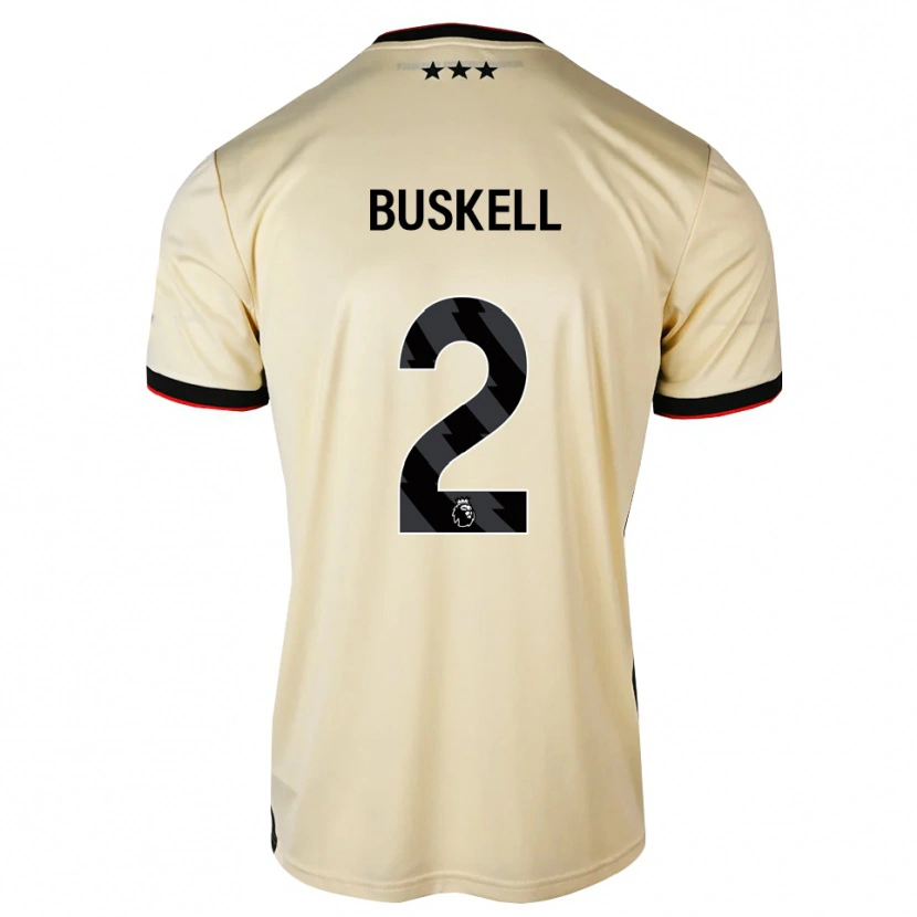 Danxen Dames Benjamin Buskell #2 Lemonchiffon Zwart Rood Uitshirt Uittenue 2026/27 T-Shirt