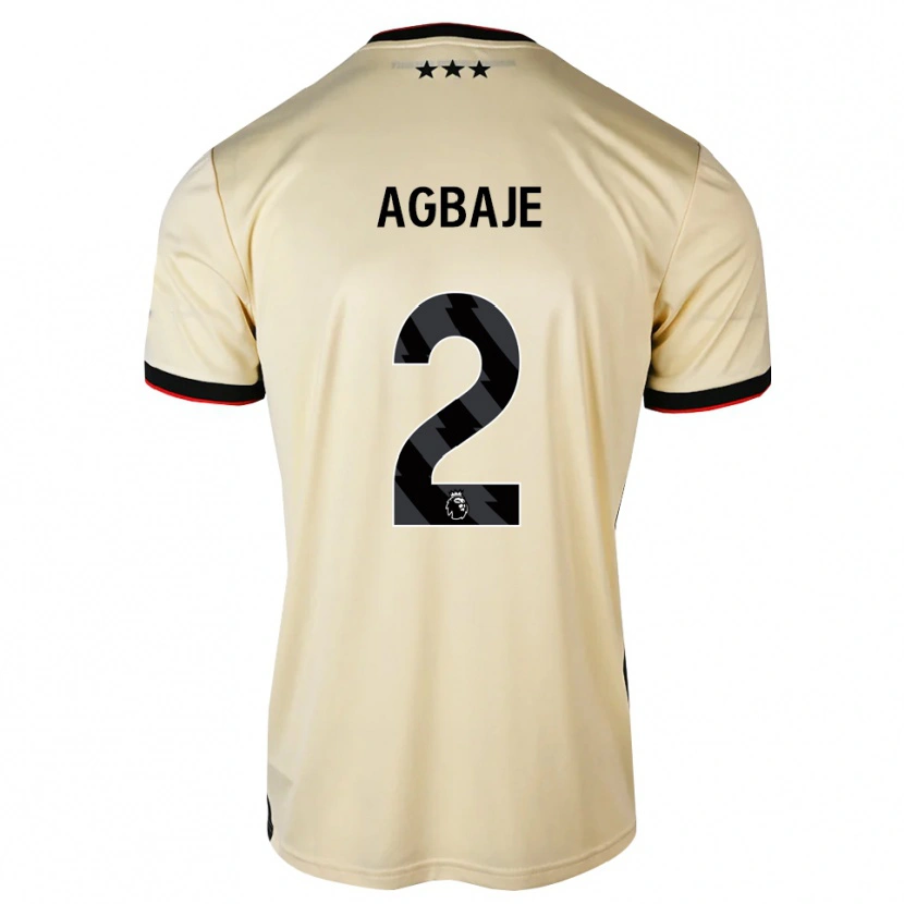 Danxen Dames Edwin Agbaje #2 Lemonchiffon Zwart Rood Uitshirt Uittenue 2026/27 T-Shirt