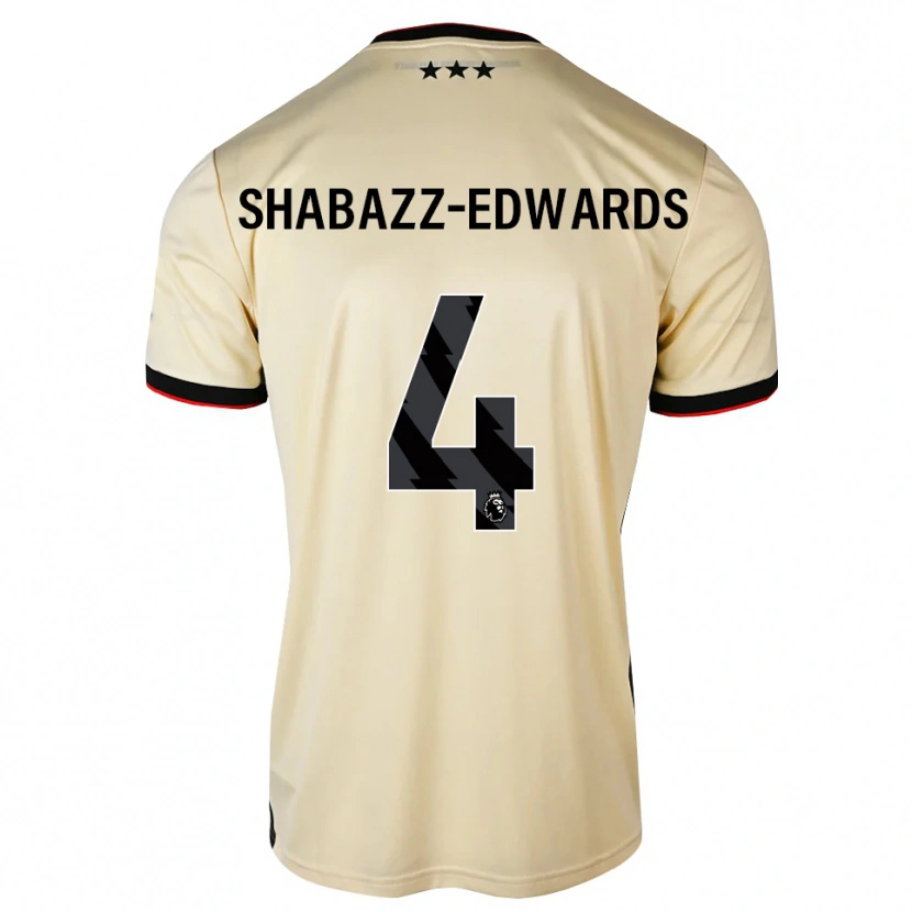 Danxen Dames Walker Shabazz-Edwards #4 Lemonchiffon Zwart Rood Uitshirt Uittenue 2026/27 T-Shirt