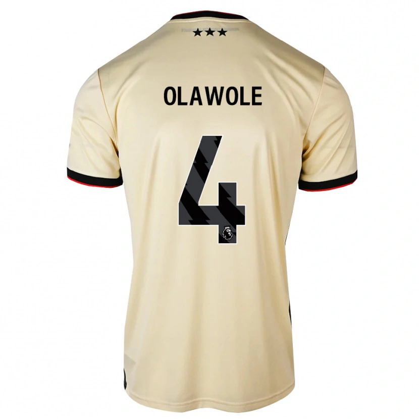 Danxen Dames Kellyan Olawole #4 Lemonchiffon Zwart Rood Uitshirt Uittenue 2026/27 T-Shirt
