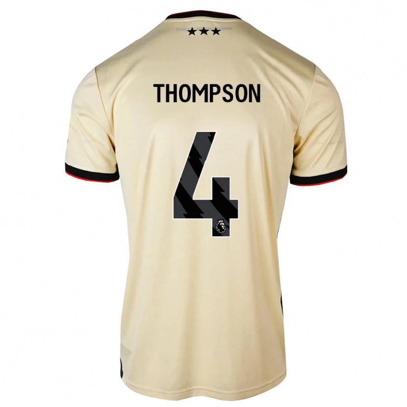 Danxen Dames Zak Thompson #4 Lemonchiffon Zwart Rood Uitshirt Uittenue 2026/27 T-Shirt