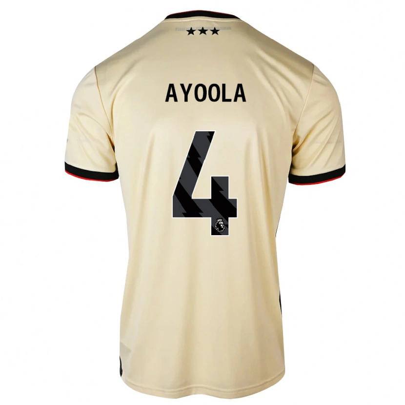Danxen Dames Jesse Ayoola #4 Lemonchiffon Zwart Rood Uitshirt Uittenue 2026/27 T-Shirt