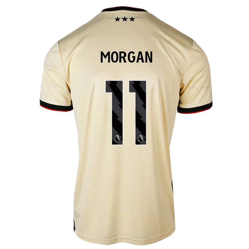 Danxen Dames Rio Oudnie-Morgan #11 Lemonchiffon Zwart Rood Uitshirt Uittenue 2026/27 T-Shirt