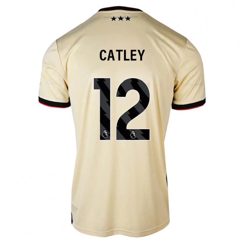 Danxen Dames Jack Catley #12 Lemonchiffon Zwart Rood Uitshirt Uittenue 2026/27 T-Shirt