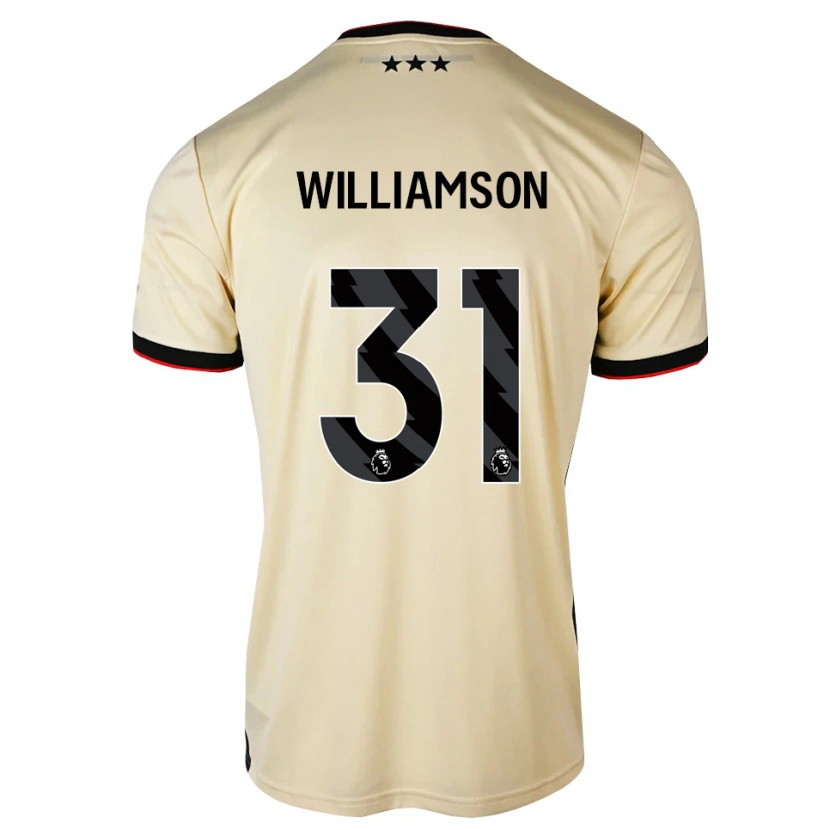Danxen Dames Woody Williamson #31 Lemonchiffon Zwart Rood Uitshirt Uittenue 2026/27 T-Shirt