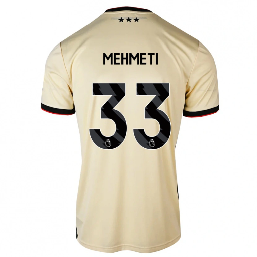 Danxen Dames Anis Mehmeti #33 Lemonchiffon Zwart Rood Uitshirt Uittenue 2026/27 T-Shirt