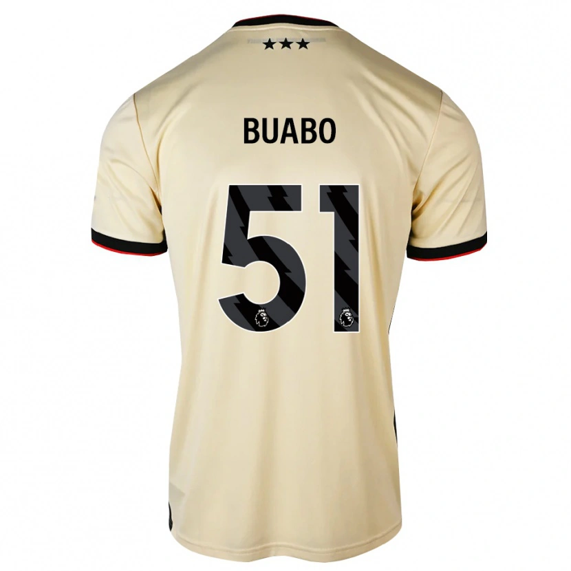 Danxen Dames Gerrard Buabo #51 Lemonchiffon Zwart Rood Uitshirt Uittenue 2026/27 T-Shirt