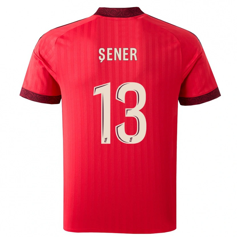 Danxen Dames Haktan Şener #13 Burgundy Rood Wit Uitshirt Uittenue 2026/27 T-Shirt