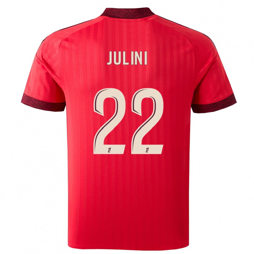 Danxen Dames Sally Julini #22 Burgundy Rood Wit Uitshirt Uittenue 2026/27 T-Shirt