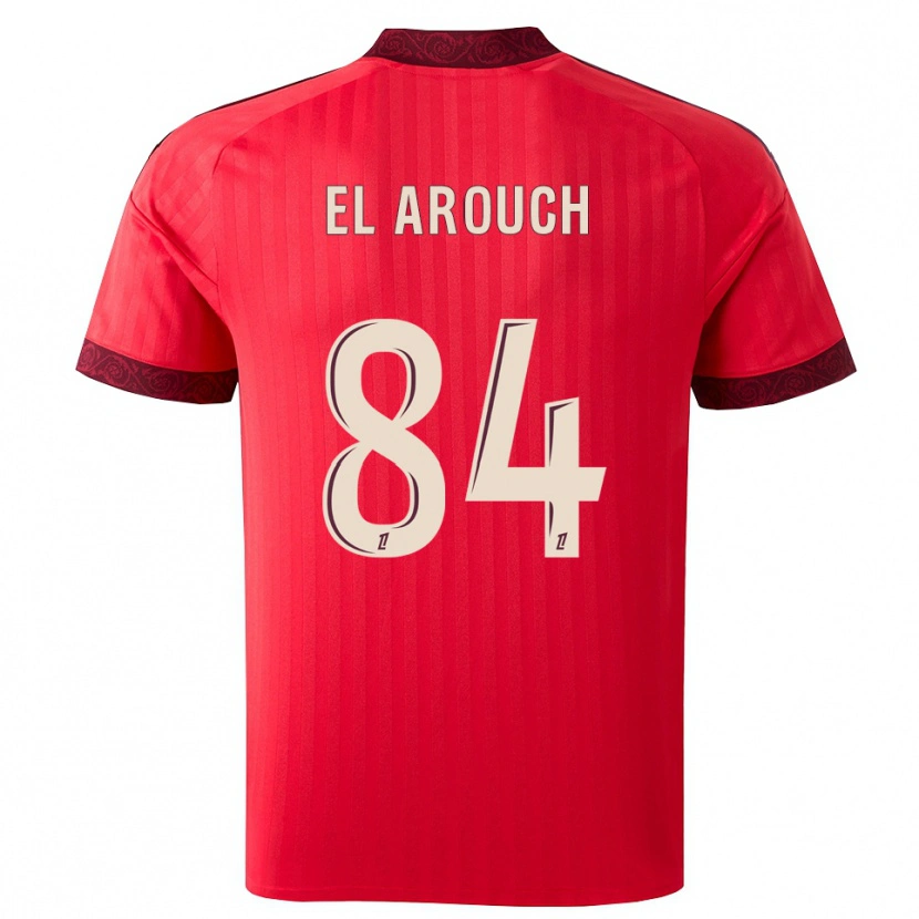 Danxen Dames Mohamed El Arouch #84 Burgundy Rood Wit Uitshirt Uittenue 2026/27 T-Shirt
