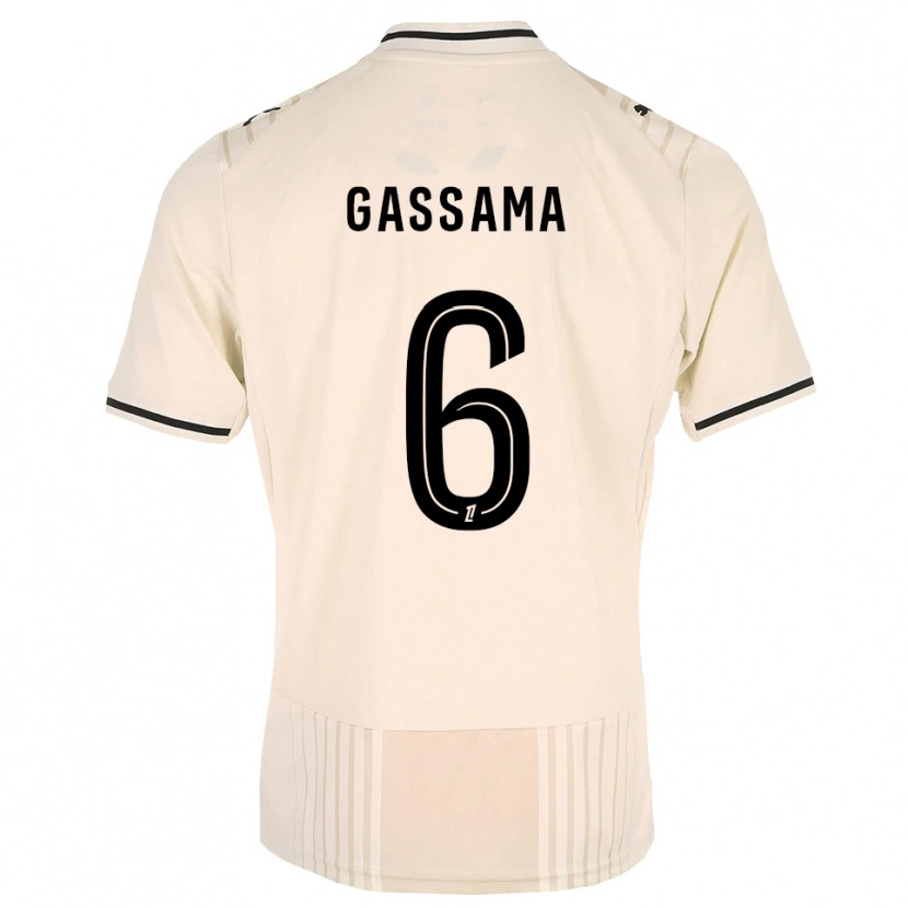 Danxen Dames Karamady Gassama #6 Oldlace Zwart Antiquewhite Uitshirt Uittenue 2026/27 T-Shirt