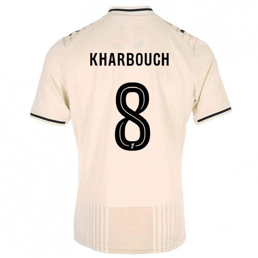 Danxen Dames Yanis Kharbouch #8 Oldlace Zwart Antiquewhite Uitshirt Uittenue 2026/27 T-Shirt