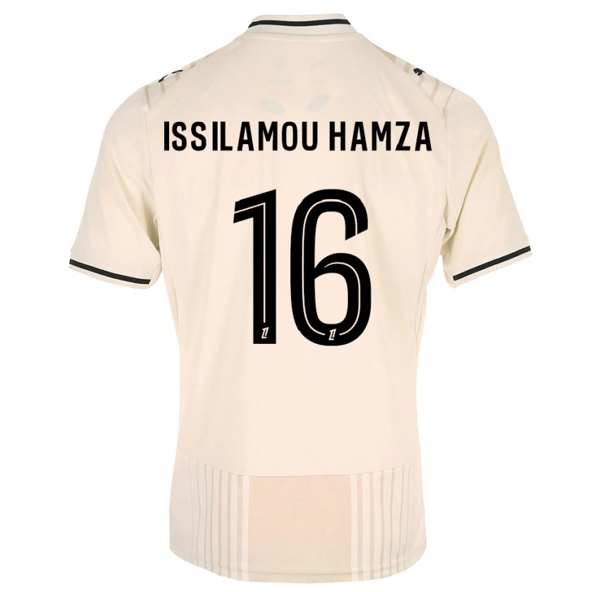 Danxen Dames Fayyad Issilamou Hamza #16 Oldlace Zwart Antiquewhite Uitshirt Uittenue 2026/27 T-Shirt