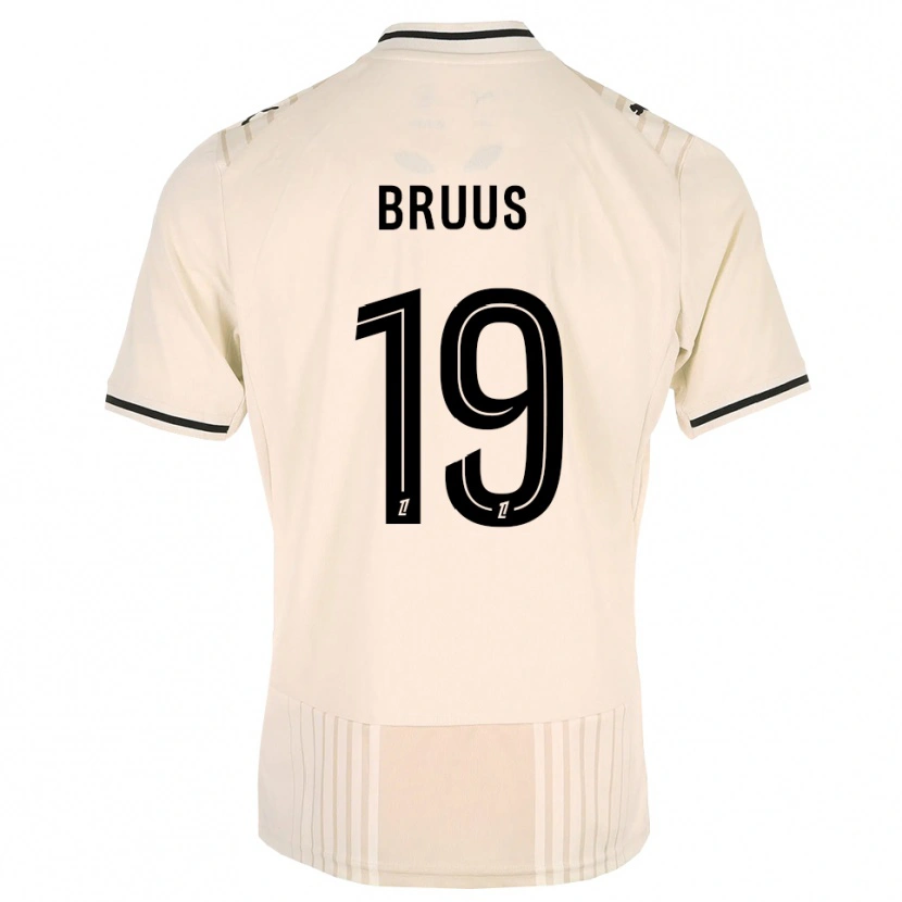 Danxen Dames Andreas Bruus #19 Oldlace Zwart Antiquewhite Uitshirt Uittenue 2026/27 T-Shirt