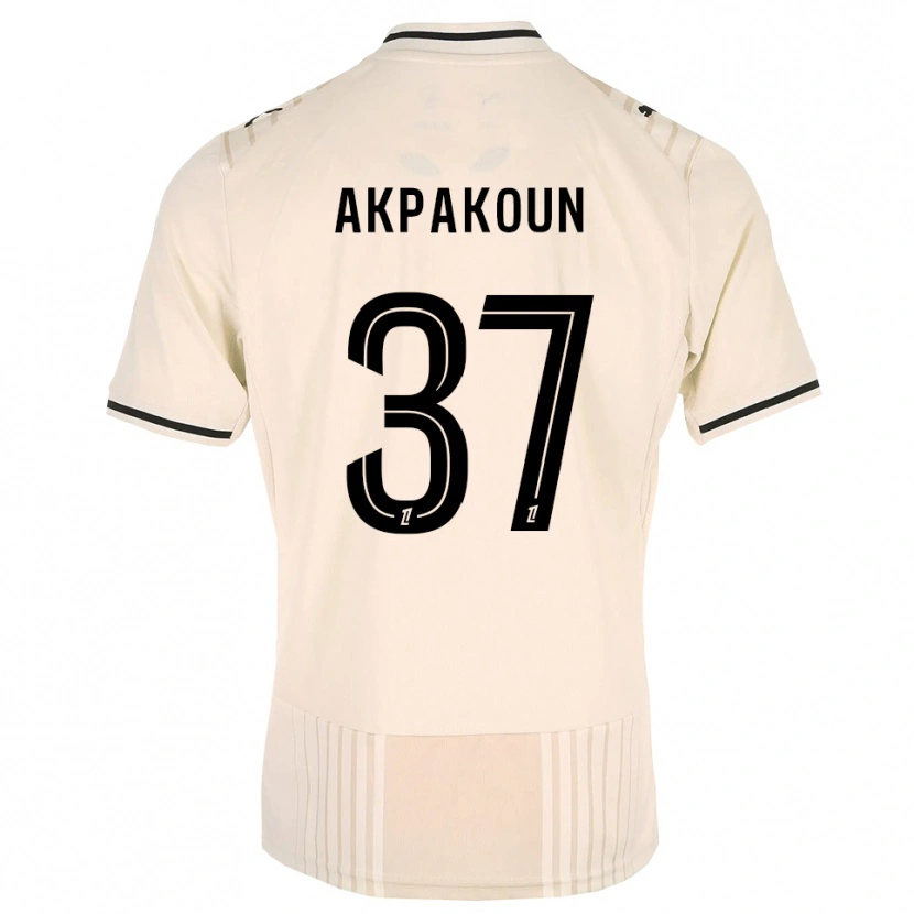 Danxen Dames Tom Akpakoun #37 Oldlace Zwart Antiquewhite Uitshirt Uittenue 2026/27 T-Shirt