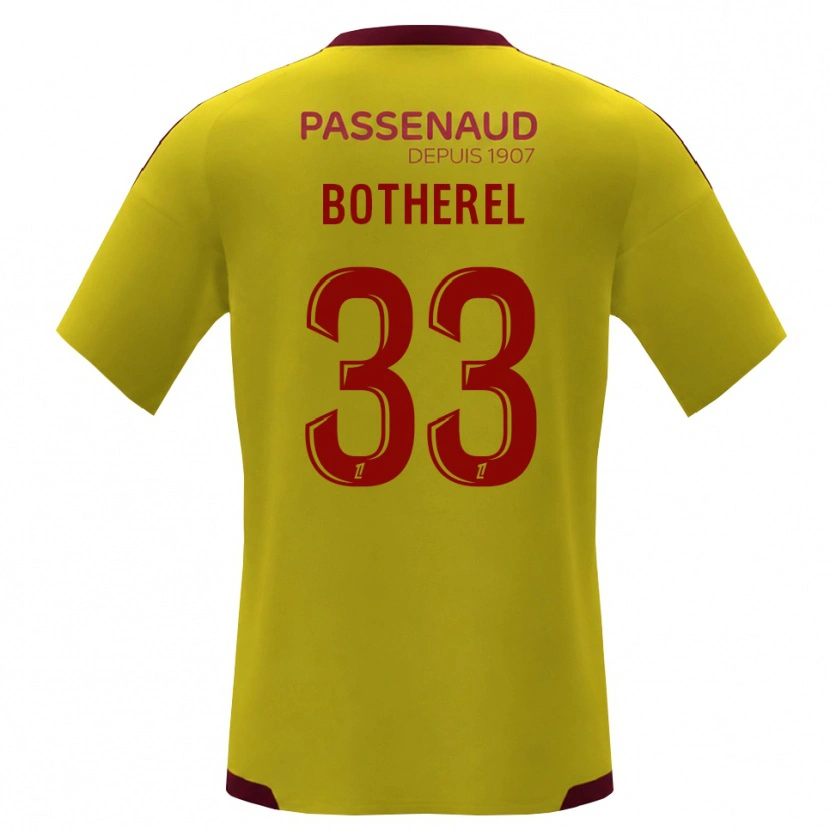 Danxen Dames Lucas Botherel #33 Geel Rood Groen Uitshirt Uittenue 2026/27 T-Shirt