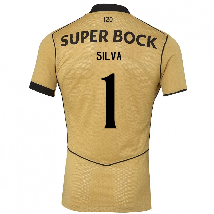 Danxen Dames Rui Silva #1 Goudgeelzwart Uitshirt Uittenue 2026/27 T-Shirt