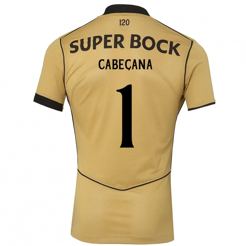 Danxen Dames Joaquim Cabeçana #1 Goudgeelzwart Uitshirt Uittenue 2026/27 T-Shirt