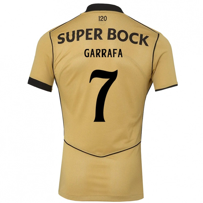 Danxen Dames José Garrafa #7 Goudgeelzwart Uitshirt Uittenue 2026/27 T-Shirt