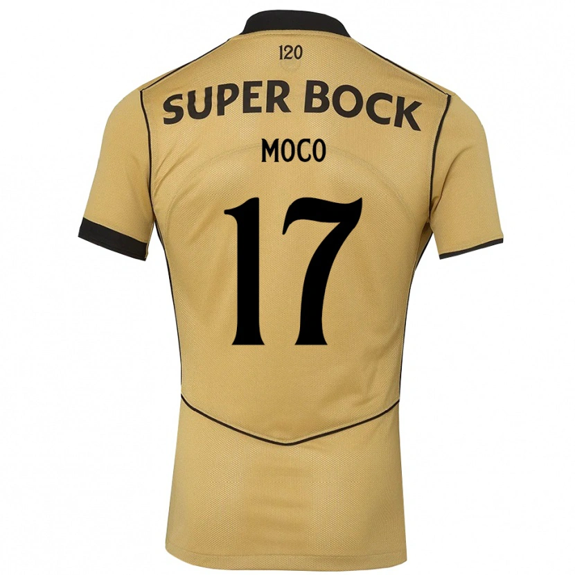 Danxen Dames Afonso Moço #17 Goudgeelzwart Uitshirt Uittenue 2026/27 T-Shirt