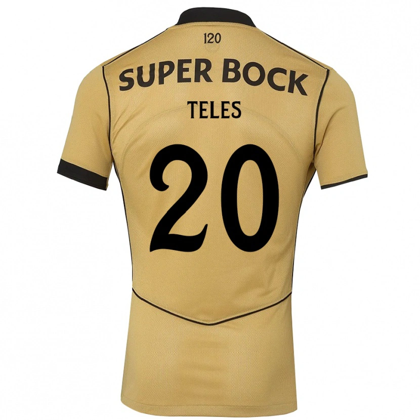 Danxen Dames Ana Isabel Teles #20 Goudgeelzwart Uitshirt Uittenue 2026/27 T-Shirt