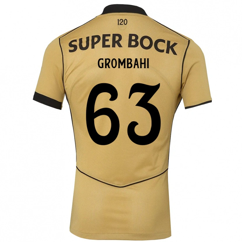 Danxen Dames Chris Grombahi #63 Goudgeelzwart Uitshirt Uittenue 2026/27 T-Shirt