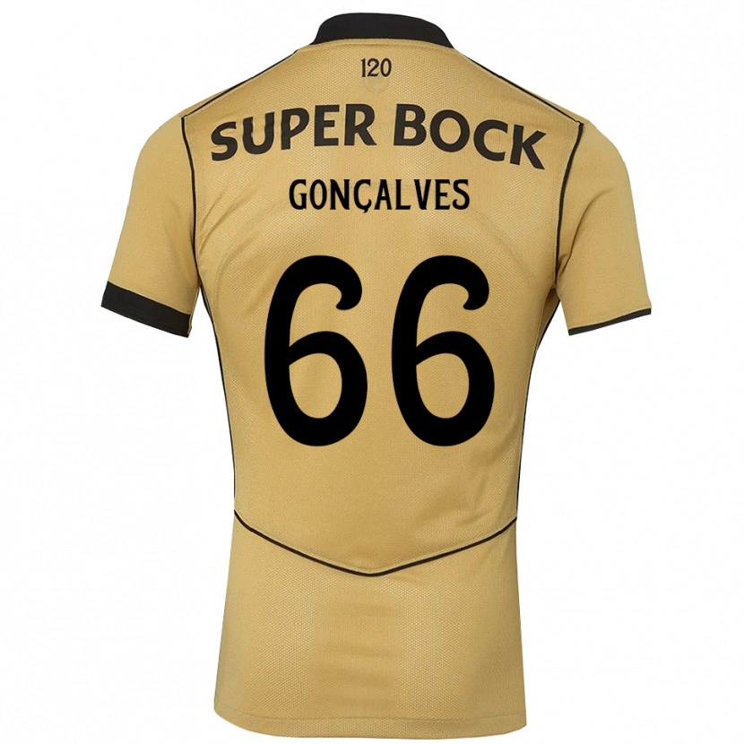 Danxen Dames Iara Gonçalves #66 Goudgeelzwart Uitshirt Uittenue 2026/27 T-Shirt