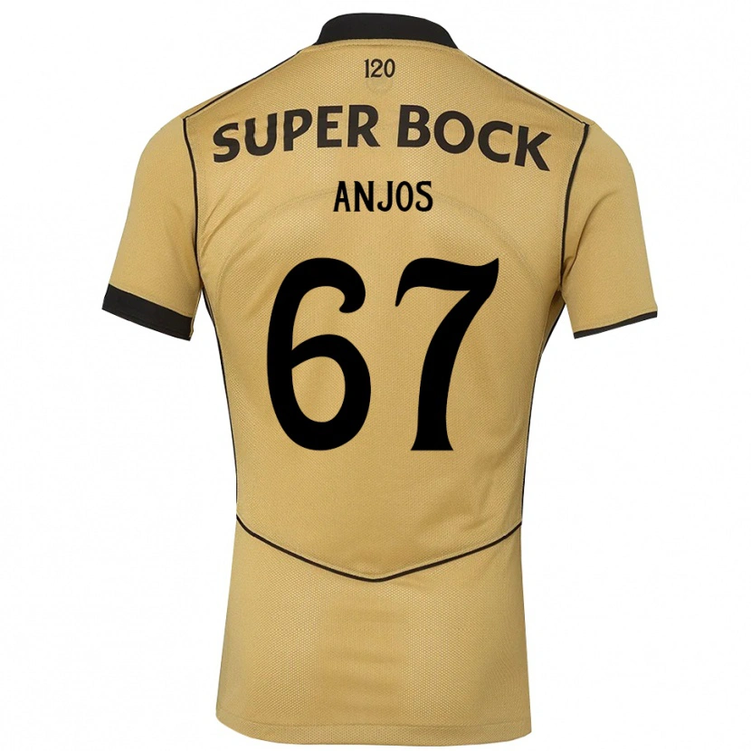 Danxen Dames Lucas Anjos #67 Goudgeelzwart Uitshirt Uittenue 2026/27 T-Shirt