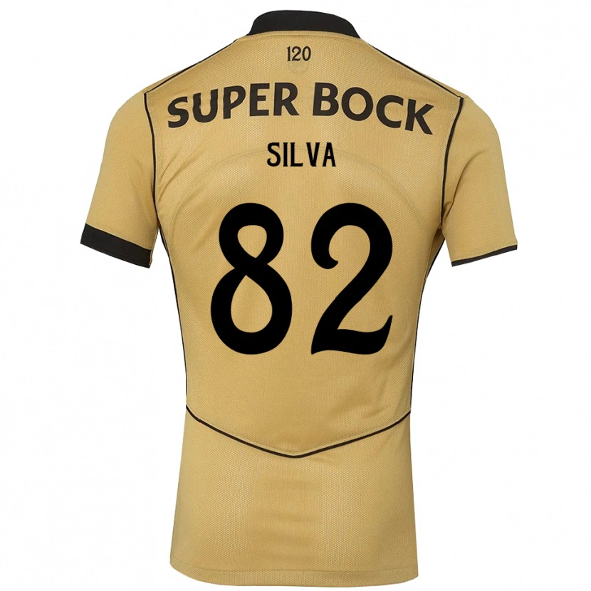Danxen Dames Gabriel Silva #82 Goudgeelzwart Uitshirt Uittenue 2026/27 T-Shirt