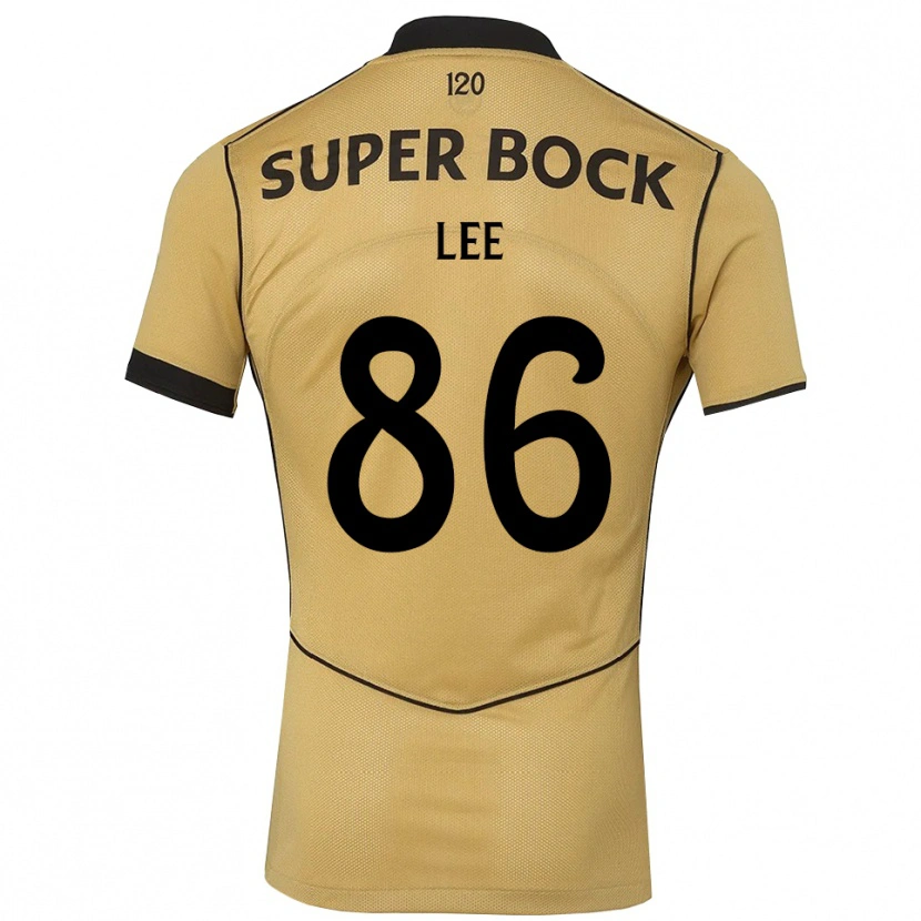 Danxen Dames Afonso Lee #86 Goudgeelzwart Uitshirt Uittenue 2026/27 T-Shirt
