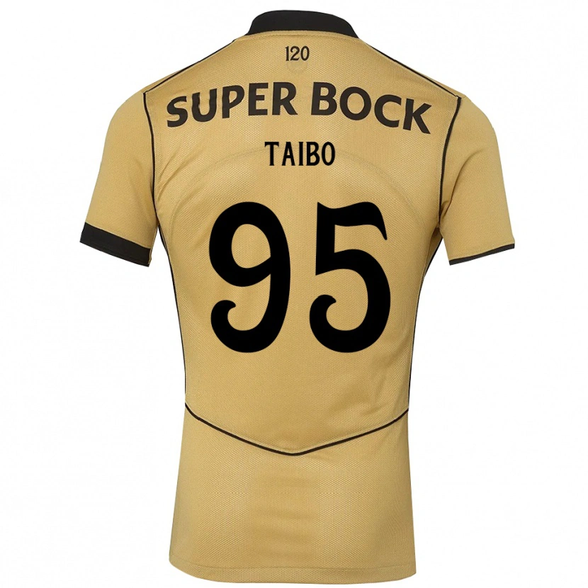Danxen Dames Lucas Taibo #95 Goudgeelzwart Uitshirt Uittenue 2026/27 T-Shirt