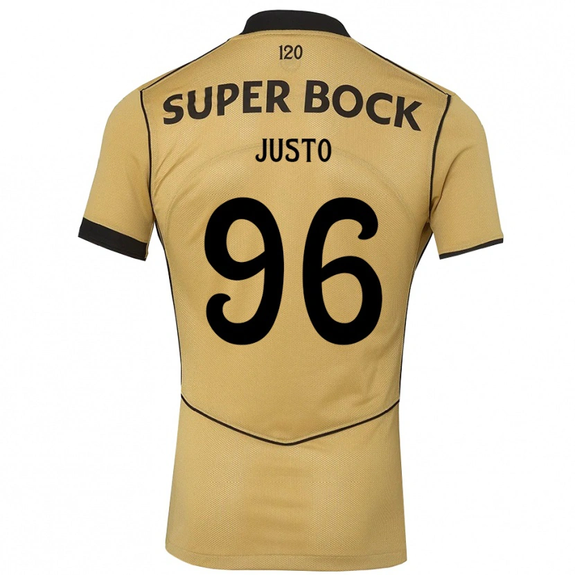 Danxen Dames Samuel Justo #96 Goudgeelzwart Uitshirt Uittenue 2026/27 T-Shirt