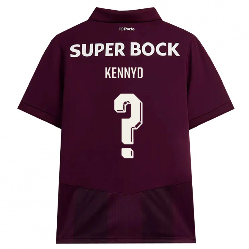 Danxen Dames Kennyd #0 Bordeauxrood Wit Uitshirt Uittenue 2026/27 T-Shirt