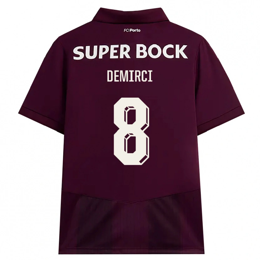 Danxen Dames Rayan Demirci #8 Bordeauxrood Wit Uitshirt Uittenue 2026/27 T-Shirt