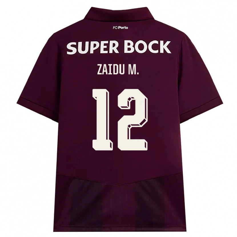 Danxen Dames Zaidu Sanusi #12 Bordeauxrood Wit Uitshirt Uittenue 2026/27 T-Shirt