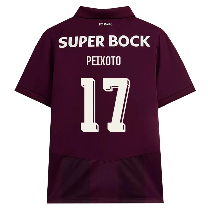 Danxen Dames Tomás Peixoto #17 Bordeauxrood Wit Uitshirt Uittenue 2026/27 T-Shirt