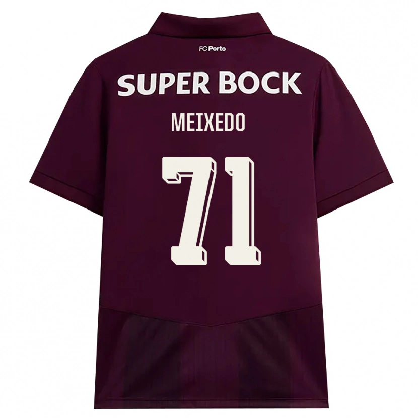 Danxen Dames Francisco Meixedo #71 Bordeauxrood Wit Uitshirt Uittenue 2026/27 T-Shirt