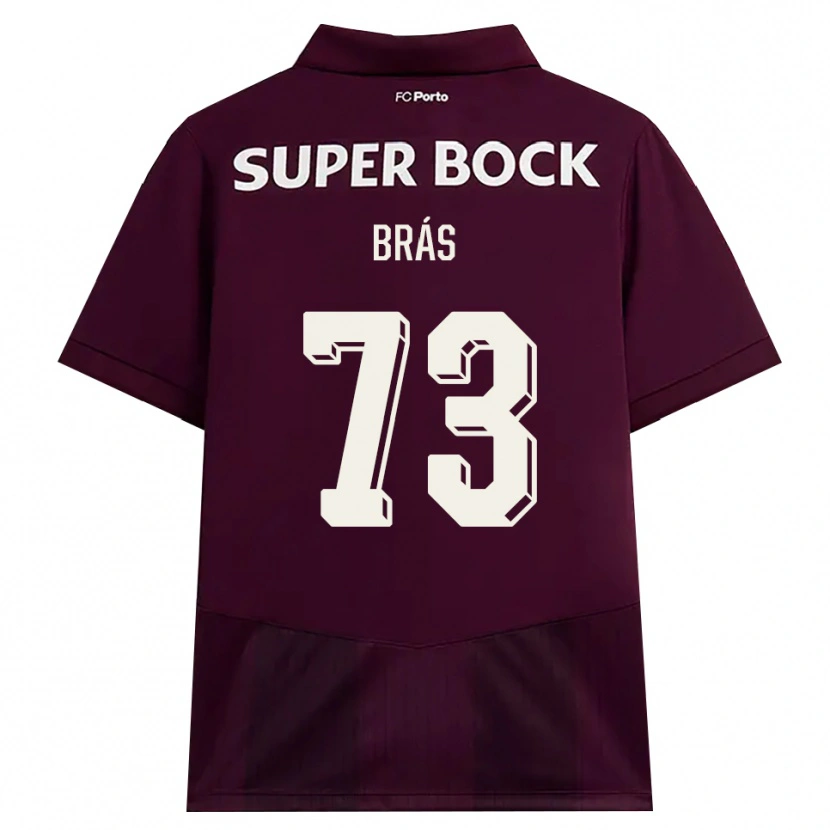 Danxen Dames Gabriel Brás #73 Bordeauxrood Wit Uitshirt Uittenue 2026/27 T-Shirt