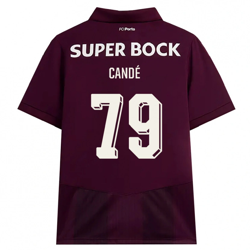 Danxen Dames Umaro Candé #79 Bordeauxrood Wit Uitshirt Uittenue 2026/27 T-Shirt