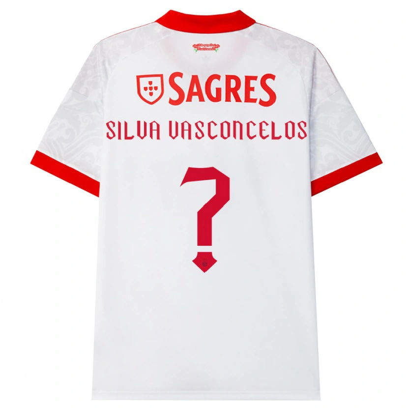 Danxen Dames Martim Silva Vasconcelos #0 Wit Rood Geel Uitshirt Uittenue 2026/27 T-Shirt
