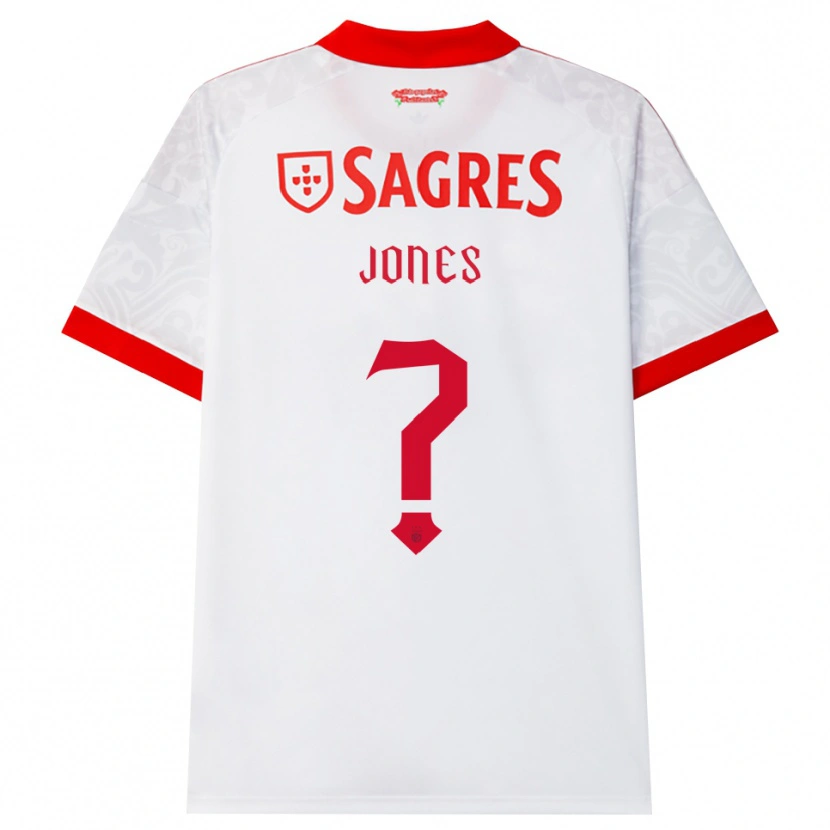 Danxen Dames Jaylen Jones #0 Wit Rood Geel Uitshirt Uittenue 2026/27 T-Shirt