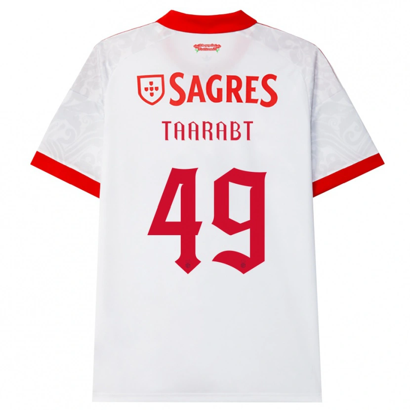Danxen Dames Adel Taarabt #49 Wit Rood Geel Uitshirt Uittenue 2026/27 T-Shirt
