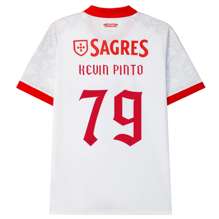 Danxen Dames Kevin Pinto #79 Wit Rood Geel Uitshirt Uittenue 2026/27 T-Shirt