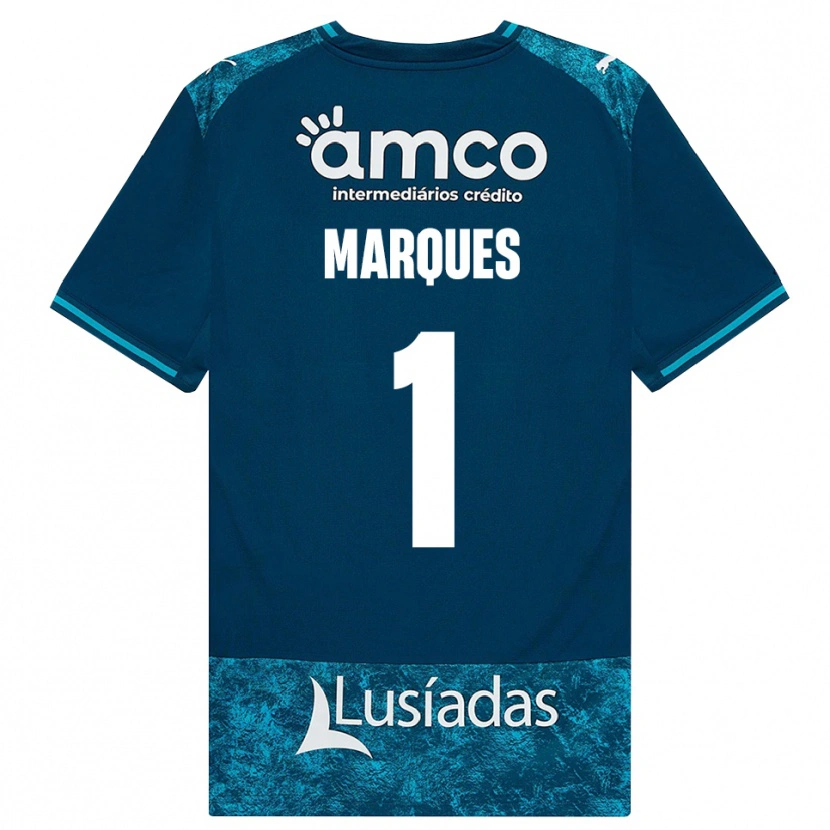 Danxen Dames André Marques #1 Donkerleigrijs Mediumturquoise Uitshirt Uittenue 2026/27 T-Shirt
