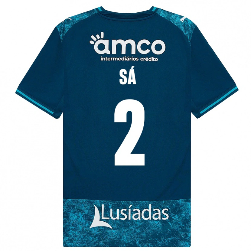 Danxen Dames Henrique Sá #2 Donkerleigrijs Mediumturquoise Uitshirt Uittenue 2026/27 T-Shirt