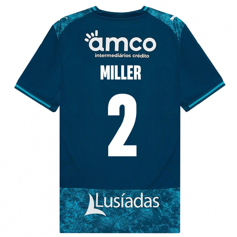 Danxen Dames Maria Miller #2 Donkerleigrijs Mediumturquoise Uitshirt Uittenue 2026/27 T-Shirt