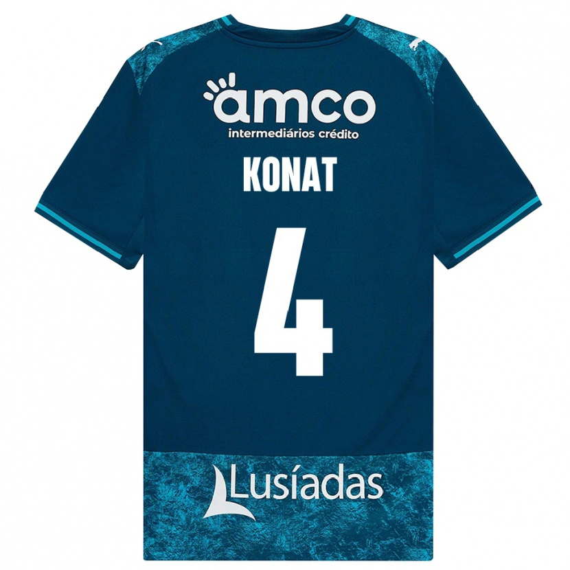 Danxen Dames Katarzyna Konat #4 Donkerleigrijs Mediumturquoise Uitshirt Uittenue 2026/27 T-Shirt