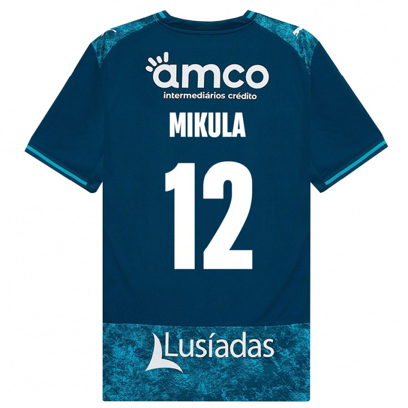 Danxen Dames Matviy Mikula #12 Donkerleigrijs Mediumturquoise Uitshirt Uittenue 2026/27 T-Shirt